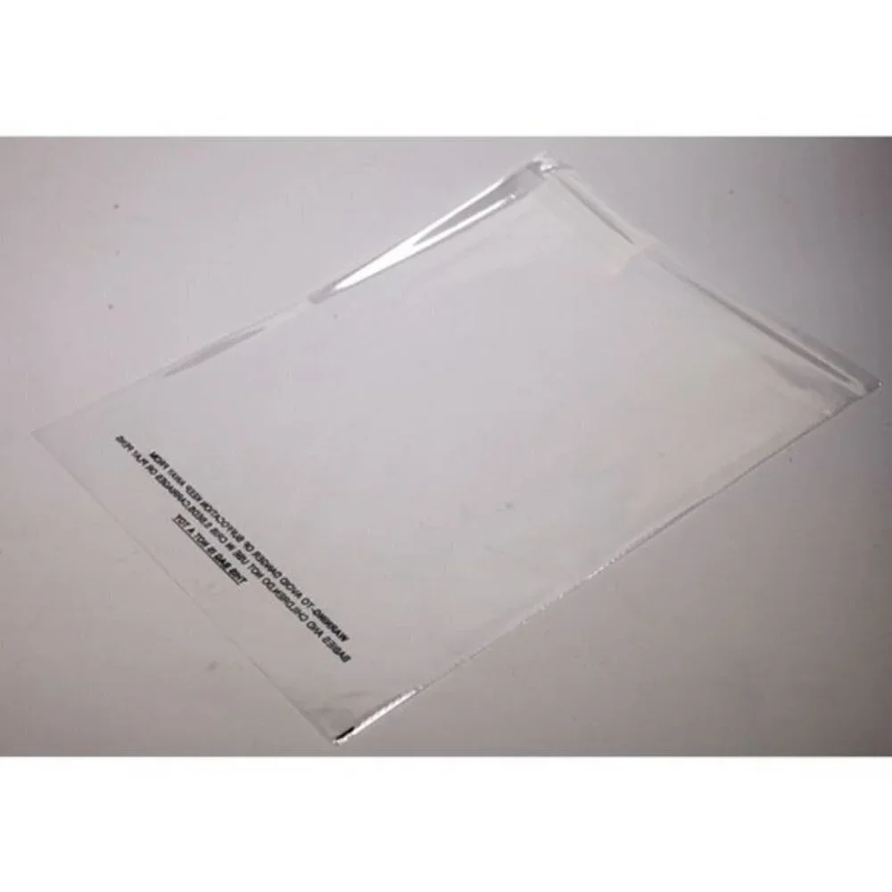 25- 12X18 SUFFICATION WARNING CLEAR POLYMAILER BAGS